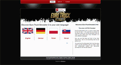 Desktop Screenshot of eurotrucksimulator2.info